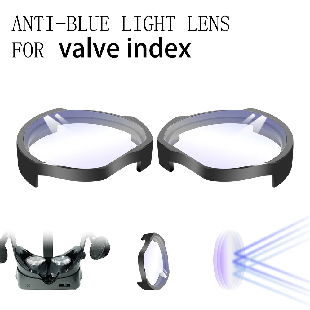 لإطار عدسة بصرية لحجب الضوء الأزرق من Valve Index، ملحق الواقع الافتراضي سهل التركيب لحماية عدسة Index