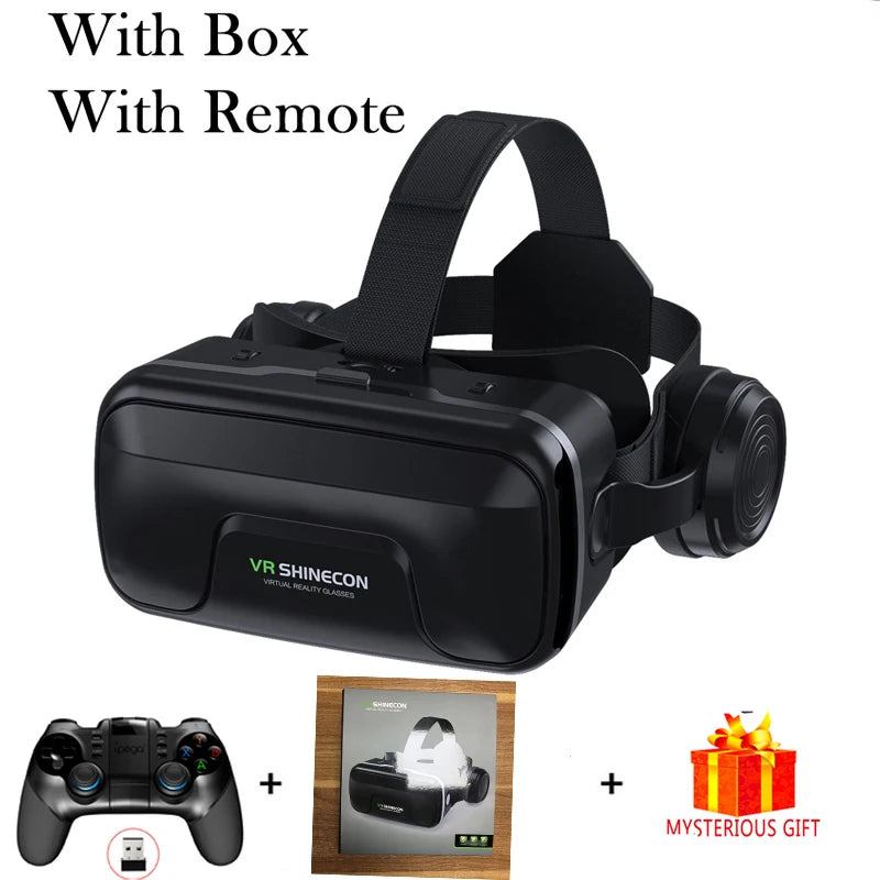 VR Glasses Virtual Reality Headset Viar Devices Helmet 3D Lenses Smart Goggles For Smartphones Phone Mobile Gogle Game Accessory