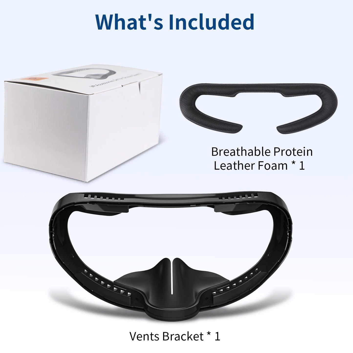 VR Face Pad for Playstation VR2, PSVR2 Fitness Facial Interface Cushion Pad Anti-fogging Sweat-proof Breathable Foam Cushion Set
