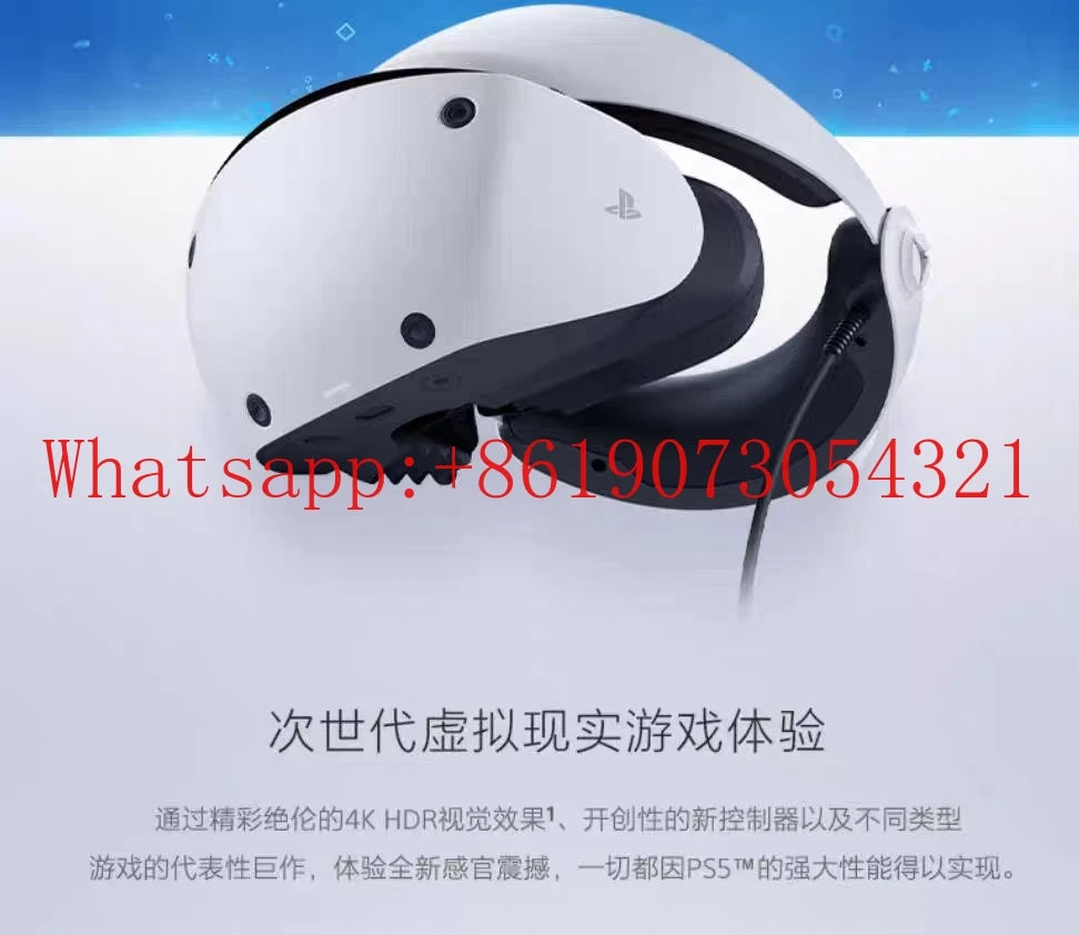 سماعة الواقع الافتراضي PlayStation VR2 PS5 VR، جهاز حسي جسدي مثبت على الرأس