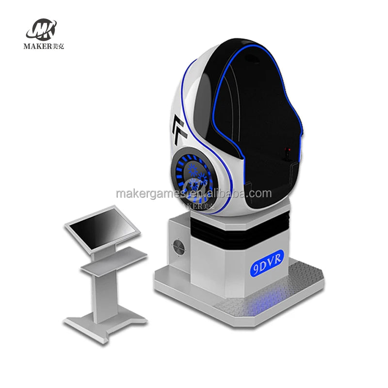صانع 9d الواقع الافتراضي آلة 3d سماعات نظارات 9d سينما الواقع الافتراضي محاكاة ألعاب الواقع الافتراضي معدات الواقع الافتراضي كرسي بيض للبيع