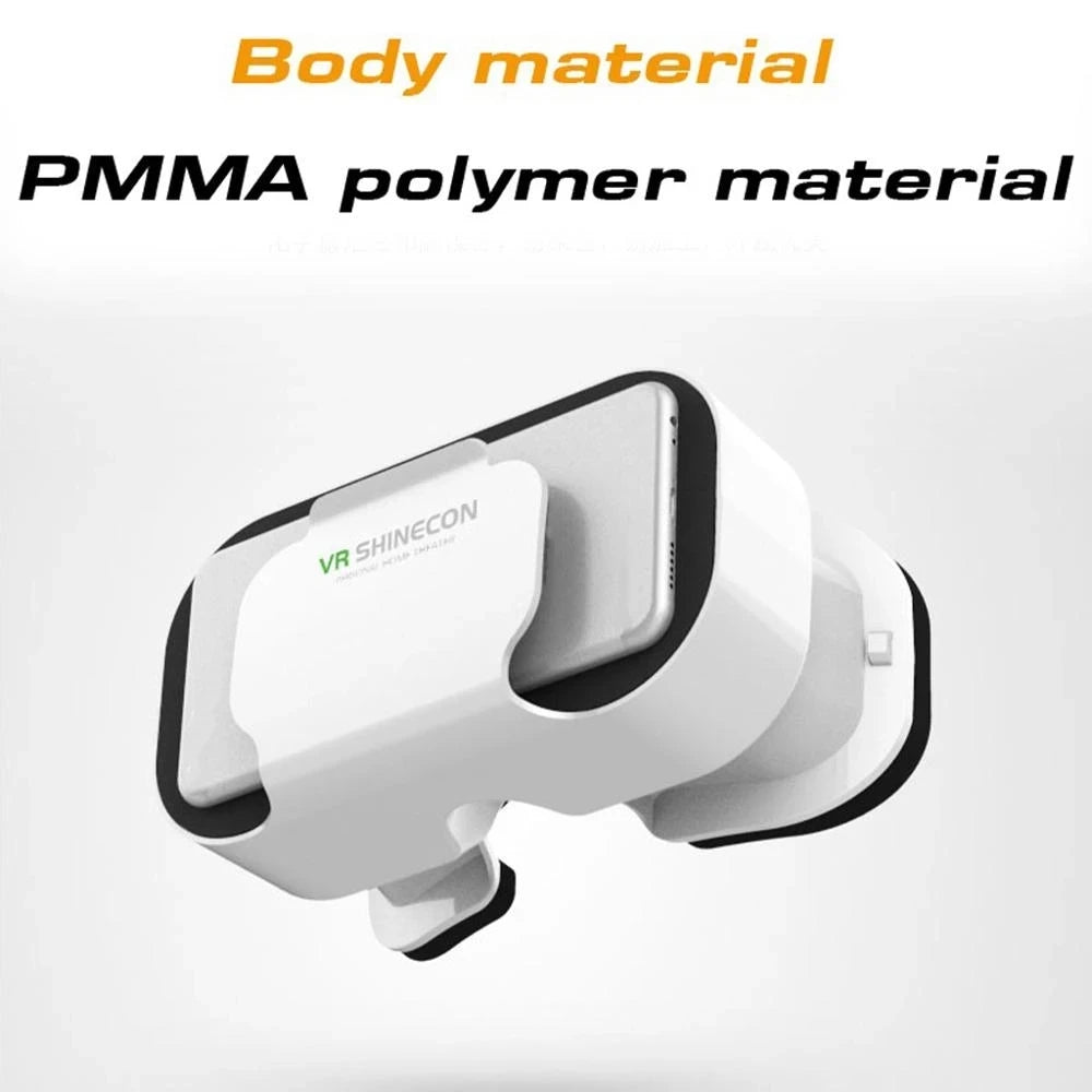 Shinecon Viar Virtual Reality VR Glasses Headset 3D Device Helmet Goggles Lenses For Smartphone Smart Phone With Game Controller