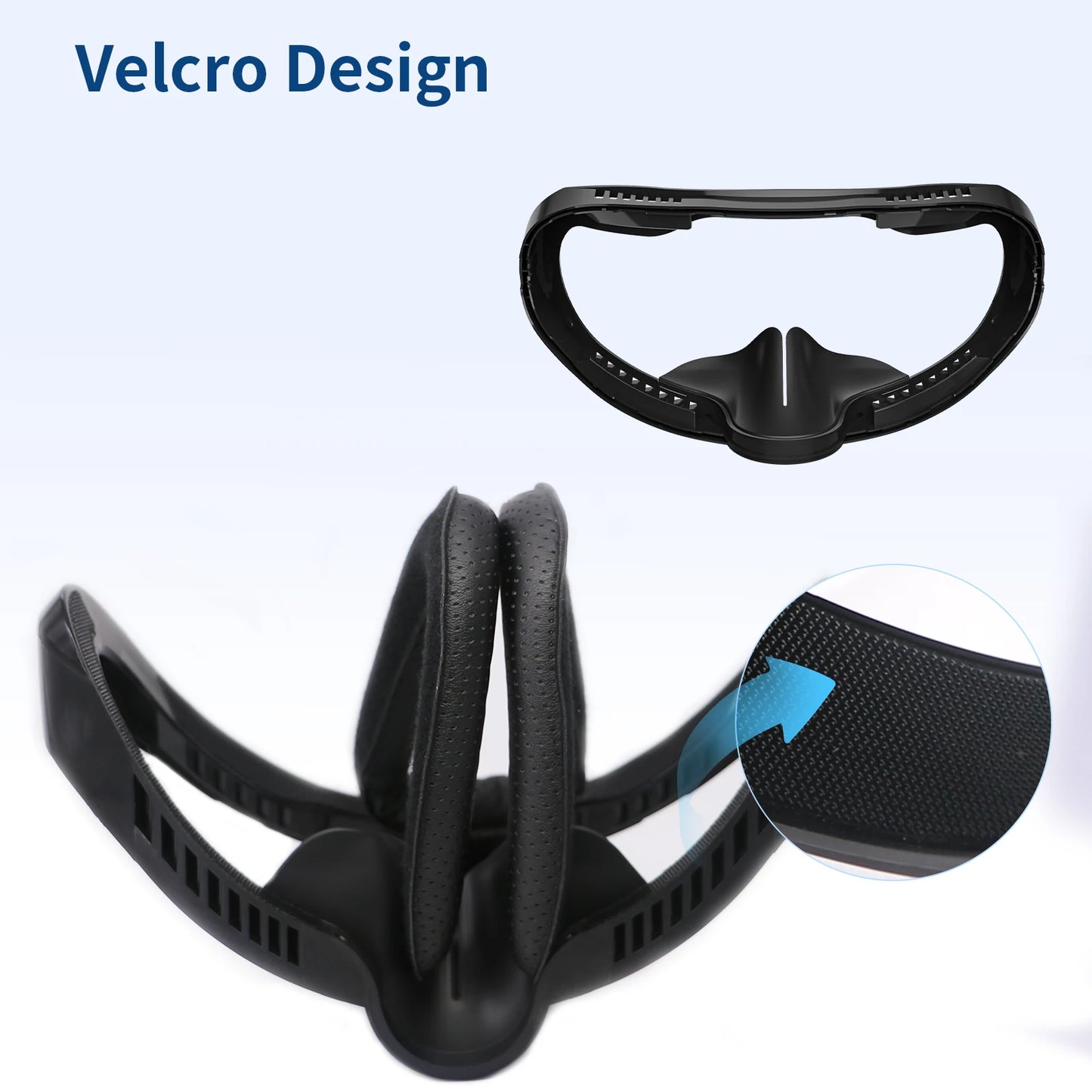 VR Face Pad for Playstation VR2, PSVR2 Fitness Facial Interface Cushion Pad Anti-fogging Sweat-proof Breathable Foam Cushion Set
