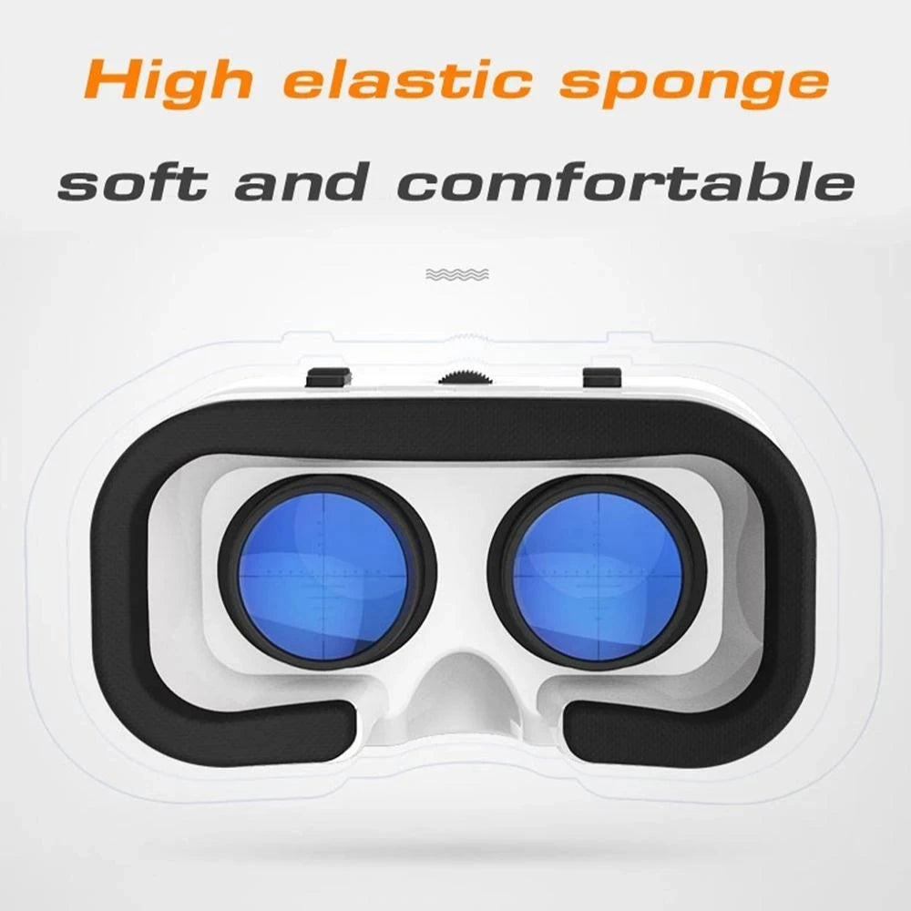 Shinecon Viar Virtual Reality VR Glasses Headset 3D Device Helmet Goggles Lenses For Smartphone Smart Phone With Game Controller