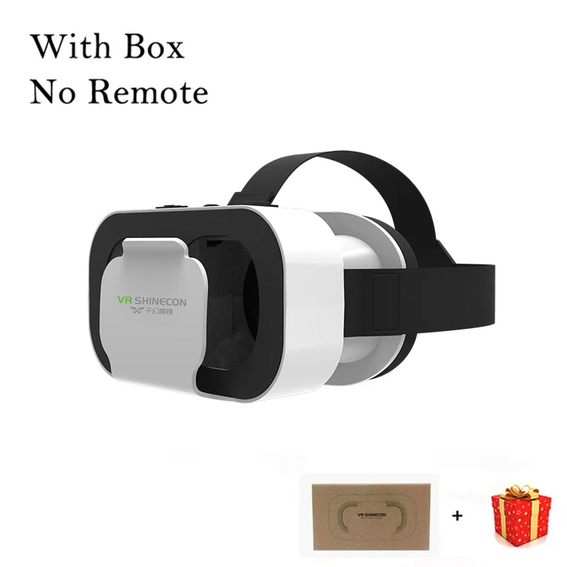 Shinecon Viar Virtual Reality VR Glasses Headset 3D Device Helmet Goggles Lenses For Smartphone Smart Phone With Game Controller
