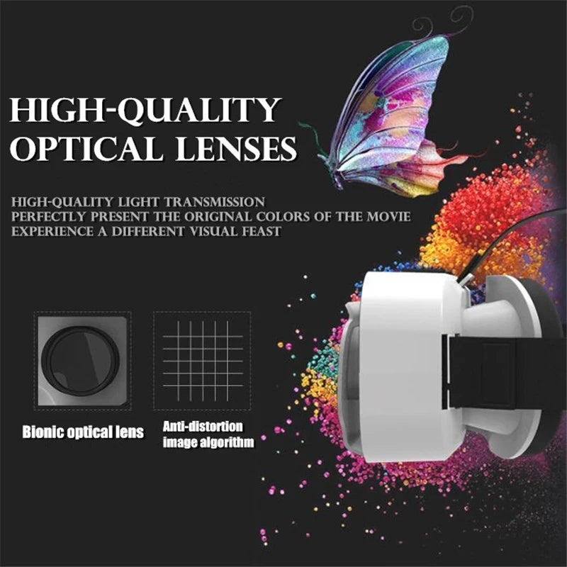 Shinecon Viar Virtual Reality VR Glasses Headset 3D Device Helmet Goggles Lenses For Smartphone Smart Phone With Game Controller