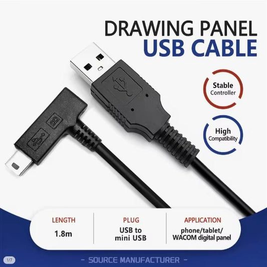 USB Cable for Wacom Intuos Drawing Panel