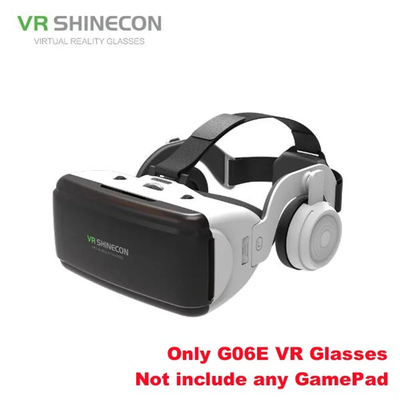 نظارات الواقع الافتراضي IMAX VR نظارات ثلاثية الأبعاد بشاشة ضخمة من Google Cardboard Box وخوذة الواقع الافتراضي للهواتف مقاس 4.5-6.53 بوصة، تدعم عصا التحكم في الألعاب