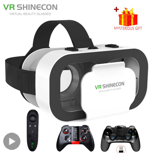 نظارات الواقع الافتراضي ثلاثية الأبعاد من Shinecon، نظارات الواقع الافتراضي Viar، أجهزة سماعات الرأس، خوذة ذكية، عدسات للهواتف المحمولة والهواتف الذكية