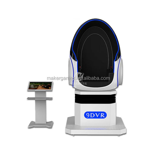 صانع 9d الواقع الافتراضي آلة 3d سماعات نظارات 9d سينما الواقع الافتراضي محاكاة ألعاب الواقع الافتراضي معدات الواقع الافتراضي كرسي بيض للبيع